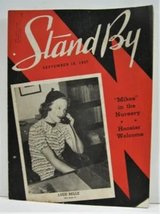 1937 Stand By Magazine Lulu Belle Radio Queen WLS Radio Prairie Farmer Chicago - Imagen 1 de 2