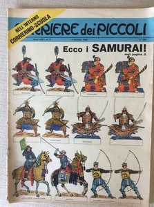 CORRIERE DEI PICCOLI 9/1/1966 CON LE FIGURINE DEI SAMURAI  - Imagen 1 de 1