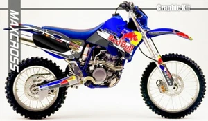 YAMAHA WR250F WR400F WR426F YZ400F YZ426F YZ250F MAXCROSS GRAPHICS FULL KIT NH1 - Picture 1 of 2