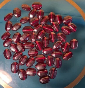 53 WUNDERSCHÖNE VINTAGE HANDWERKLICHE GLASPERLEN AUS INDIEN PERFEKT 4 SCHMUCK, MOSAIK - Bild 1 von 3