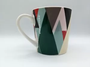 Starbucks Modern Pine Tree Forest Triangles Christmas Coffee Mug 18 oz. Jumbo - Bild 1 von 5