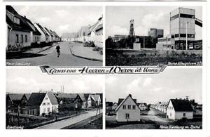 AK Heeren Werve - 4 Bild Siedlung Zeche -ca. 1960 Kamen Ruhrgebiet Kreis Unna