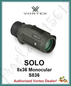 VORTEX OPTICS Solo Monocular 8x36 - S836 - Authorized Vortex Dealer! - Picture 1 of 7