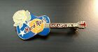 Hard Rock Cafe San Antonio Texas Guitar With Yellow Rose Pin