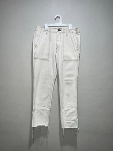 Jeans donna Trave Deja Utility Taper crema beige taglia 27 - Foto 1 di 13