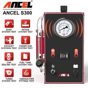 ANCEL S300 12V Car Smoke Leak Detector Motorcycle EVAP Pipe Locator Analyzer - Picture 1 of 7