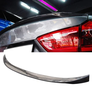 Carbon Fiber P Style Trunk Spoiler Boot Lip For BMW X6 F16 X6M F86 2014-2019 - Picture 1 of 12