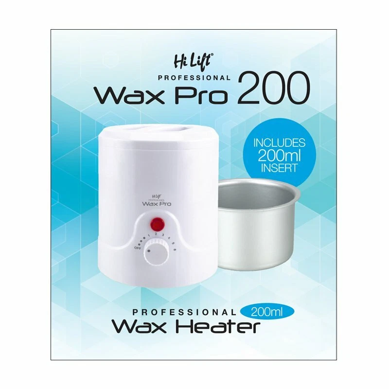 White Hi Lift Hair Removal Wax Pro Heater Warmer 200ml