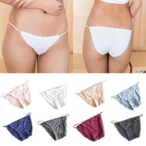 Women Seamless Bikini Thong String Underwear Brief Panties Lingerie-Comfortable/ - Picture 1 of 27