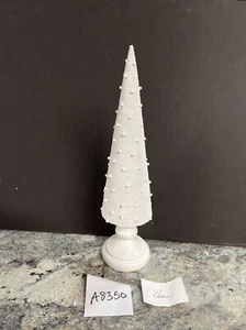 Valerie Parr Hill RARE White Beaded Tree - *BRAND NEW IN BOX* - CHRISTMAS 15” T - Picture 1 of 13