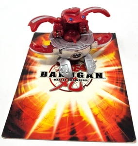 Bakugan Mutant Elfin Pyrus Red G Change Mechtanium Battle Brawlers con carta - Foto 1 di 7