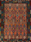 Reversible Kilim Kelim Rugs Rectangle Handwoven Tribal Carpets 9x12 ft