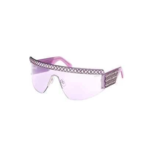 Swarovski SK363 75Z Purple/ Fuchsia Shield Half-Rim Sunglasses Frame 145-115 - Picture 1 of 4