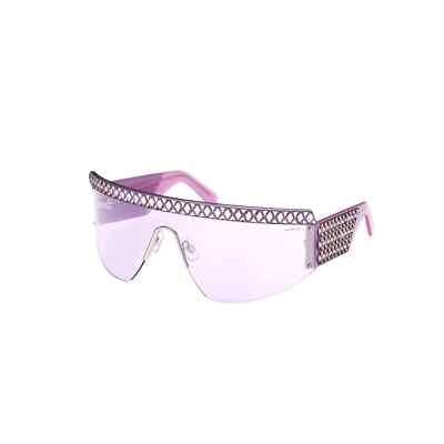 Swarovski SK363 75Z Purple/ Fuchsia Shield Half-Rim Sunglasses Frame 145-115 sd* - Imagem 1 de 4