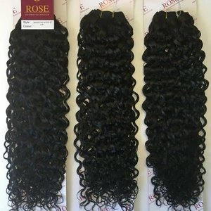100%  Natural Human Hair Weave  Extension  20" Brazilian Wave 3 bundles/300g - Picture 1 of 1