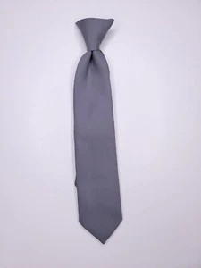 Michael James Kids Formal Necktie 11"Lx2.25"W Gray Neck Tie - Picture 1 of 4