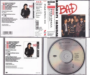 Michael Jackson BAD CD Maxi Remixes Remix ESCA 6614 Collector Edition JAPAN 1996 - Imagen 1 de 1
