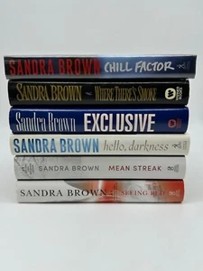 Sandra Brown 6 Hard Cover Suspense Thriller Book Bundle – Lot - Picture 1 of 18