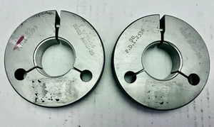 PD 1-9/32"-16 STUB ACME THREAD RING GAGES 1.28125 GO NO GO 1.2393 & 1.2536 - Picture 1 of 2
