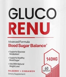 Gluco Renu Blood Health Support Supplement 60 Capsules Genuine GlucoRenu - Picture 1 of 1
