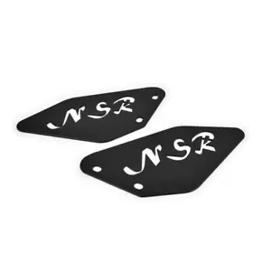 Compatible avec Honda NSR 125 NSR125 protège talon protection talon acier inoxydable noir - Photo 1 sur 1