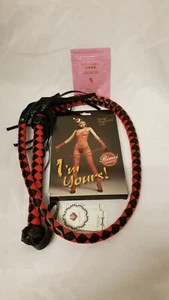 YUSONG 3pcs ensemble Women Sexy RED Lace Lingerie, leather whip and nipple paste - Picture 1 of 1