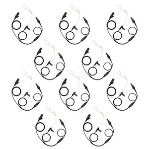 Auricular de radio bidireccional de 2 hilos Comfort Fit 10ps PTT para Kenwood NX-5200 NX-230EX - Imagen 1 de 6