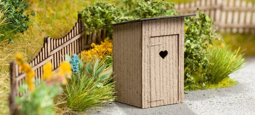 Noch 14359 - Toilet Series Laser Cut, Package 2 Pieces Scale H0 1:87 - Image 1 of 1