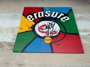 Erasure The Circus UK 1987 Die Cut Sleeve Vinyl Lp Record VG+ / VG+ - Picture 1 of 4