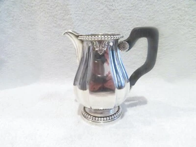 Gorgeous 1930 French 950 silver creamer Louis XVI st pearls & acanthus leaves - Image 1 of 4