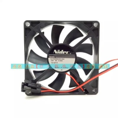 Nidec DJT80RBAS5-S02 8cm 8015 DC12V 0.04A Refrigerator Built-in Cooling Fan - Image 1 of 4