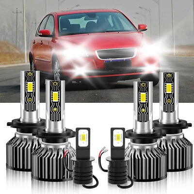 Kit de luces antiniebla LED de haz alto y bajo para Volvo S40 2000-2004 bombilla 6x blanco Foto 1 de 4