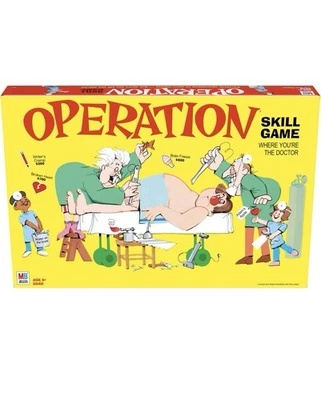 Operation Electronic Board Game with Doctor Cards and Funny Ailments, Kids Games - Image 1 of 4