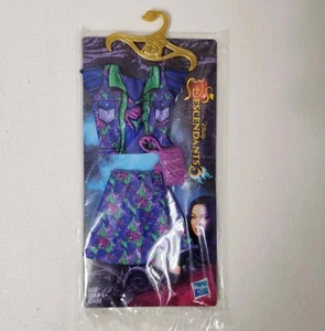 Neu Disney Descendants 3 Mal Puppe Modepaket Barbie Outfit Oberteil Rock Handtasche - Bild 1 von 3