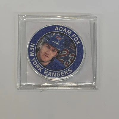 Moneda limitada Adam Fox 2022 Highland Mint serie NHL 1/placa de plata 450 Foto 1 de 2