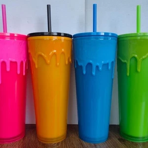 710ml 2024 Halloween Schleim Fluoreszenz Grün Becher Tasse Party Weihnachtsfeier! - Bild 1 von 28