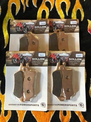 ¿Sinterizado delantero y trasero? Juego de pastillas de freno para Can-Am Renegade 1000R 4x4 XMR 2016-19 Foto 1 de 3