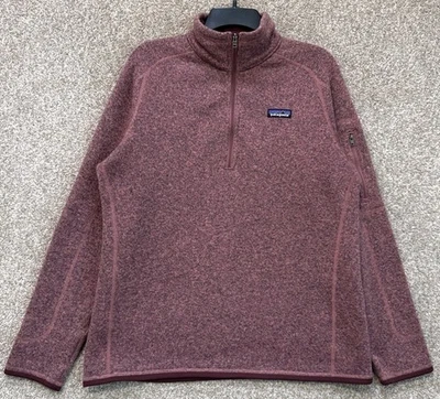 Patagonia Better Sweater Fleece Womens Size XL Kipi Pink 1/4 Zip Pullover 25617 - Image 1 of 4