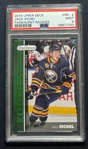 2015 Upper Deck JACK EICHEL #PR-2 Parkhurst Rookies PSA 9 - Picture 1 of 2