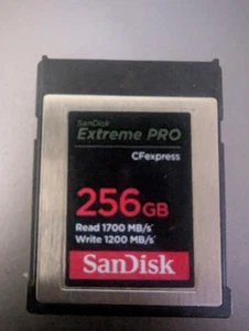 Karta pamięci SanDisk Extreme Pro 256GB CFExpress Typ B 1700MB/s R, 1200MB/s W - Zdjęcie 1 z 1