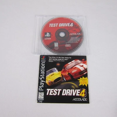 PS1 Playstation 1 - Test Drive 4 disc with manual tested - Image 1 of 4