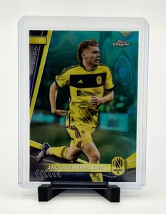 2024 Topps Chrome MLS Jacob Shaffelburg #173 Aqua Lava Refractor Nashville SC - Imagen 1 de 2