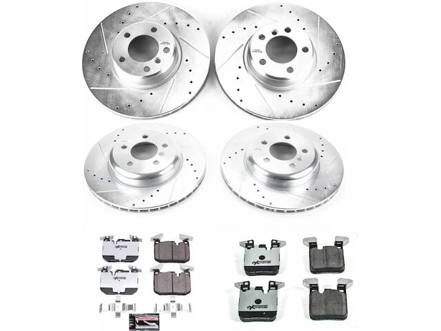 Front and Rear Brake Pad and Rotor Kit For 2015-2016 BMW 428i Gran Coupe DS385ST - Image 1 of 1