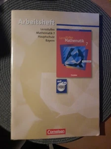 Arbeitsheft Lernstufen Mathematik 7 Hauptschule Bayern mit Lösungen u. CD - Bild 1 von 3