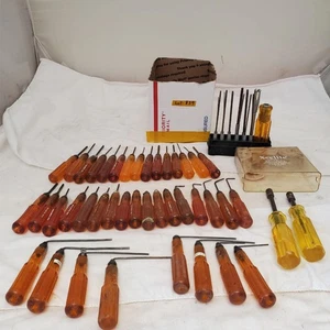 Lot of 45 Screwdrivers & Picks Xcelite & Mixed Tool Set LOT-839 - Picture 1 of 11