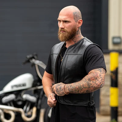 BOBHEAD Nomad Cut Jacket – Premium Cowhide/Denim with KEVLAR® Reinforcement - Image 1 of 4