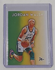 Jordan Walsh Limited Edition Artist Signed Boston Celtics Rookie Card 1/10