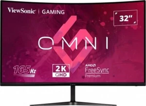 ViewSonic VX3218C-2K Monitor 32 OMNI Curved 2560x1440 165Hz 1ms FreeSync Premium - Picture 1 of 4