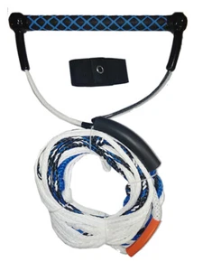 PROFESSIONAL WATER SKI WAKEBOARD ROPE 75FT - 15 Inch EXTRA WIDE EVA HANDLE NEW - Picture 1 of 4