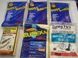 23 Eureka F & G Style Vacuum Bags NOS 4 Unopened bags and 2 opened Estate find - Picture 1 of 10